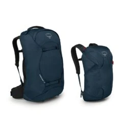 Osprey Farpoint 70 Reisesekk -Osprey || Icebreaker || Patagonia Butikk 0180 farpoint70 s22 side3 mutedspaceblue 10003683 1