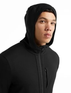 Icebreaker Quantum III LS Zip Hood Herre -Osprey || Icebreaker || Patagonia Butikk 0A59JX001 4