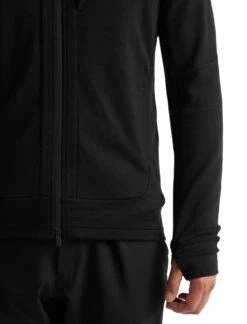 Icebreaker Quantum III LS Zip Hood Herre -Osprey || Icebreaker || Patagonia Butikk 0A59JX001 6