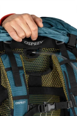 Osprey Atmos AG 65 Tursekk Herre -Osprey || Icebreaker || Patagonia Butikk Atmos 65L S22 Detail16 VenturiBlue web 43821120 b13f 461c 8d11 125d9ac70121