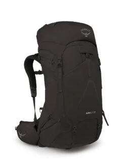 Osprey Aura AG LT 65 Tursekk Dame -Osprey || Icebreaker || Patagonia Butikk AuraAGLT65 S23 Side Black10004698 web