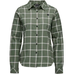 Black Diamond Serenity Flanellskjorte (Dame) -Osprey || Icebreaker || Patagonia Butikk Black Diamond Serenity Flanellskjorte Dame Laurel Ice Pink Plaid produktbilde
