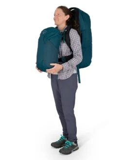 Osprey Fairview 70 Backpackersekk (Dame) -Osprey || Icebreaker || Patagonia Butikk Fairview 70L F22 Detail3 NightJungleBlue web