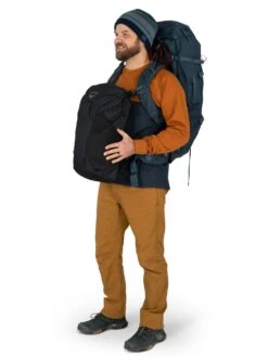 Osprey Farpoint Trek 55 Vandresekk -Osprey || Icebreaker || Patagonia Butikk FarpointTrek 55L F22 Detail4 MutedSpaceBlue web