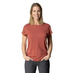 Houdini Activist T-skjorte (Dame) -Osprey || Icebreaker || Patagonia Butikk Houdini Activist Tee Dame Deep Red modell