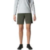 Houdini Wadi Shorts (Dame) -Osprey || Icebreaker || Patagonia Butikk Houdini Wadi Shorts Dame Baremark Green modell front