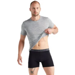 Icebreaker Anatomica Boxers (Herre) 9 Icebreaker Anatomica Boxers (Herre) -Osprey || Icebreaker || Patagonia Butikk Icebreaker Anatomica Boxers Here Black modell