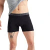 Icebreaker Anatomica Boxers (Herre) 2 Icebreaker Anatomica Boxers (Herre) -Osprey || Icebreaker || Patagonia Butikk Icebreaker Anatomica Boxers Herre Black modell front