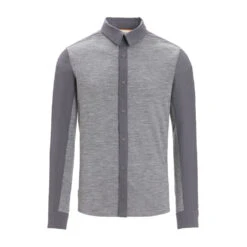 Icebreaker Hike LS Skjorte (Herre) -Osprey || Icebreaker || Patagonia Butikk Icebreaker Hike LS Herre Monsoon Gristone Heather