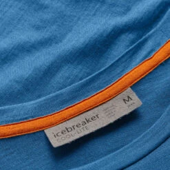 Icebreaker Sphere II SS T-skjorte (Herre) -Osprey || Icebreaker || Patagonia Butikk Icebreaker Sphere II SS Tskjorte Herre Azul detalj