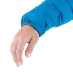 Mountain Equipment Trango Dunjakke Herre -Osprey || Icebreaker || Patagonia Butikk Mountain Equipment Trango Dunjakke Herre ermer hand detalj