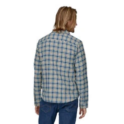 Patagonia CIC LW Fjord Flanellskjorte (Herre) -Osprey || Icebreaker || Patagonia Butikk Patagonia CIC LW Fjord Flanellskjorte Herre Squared Tidepool Blie modell bak