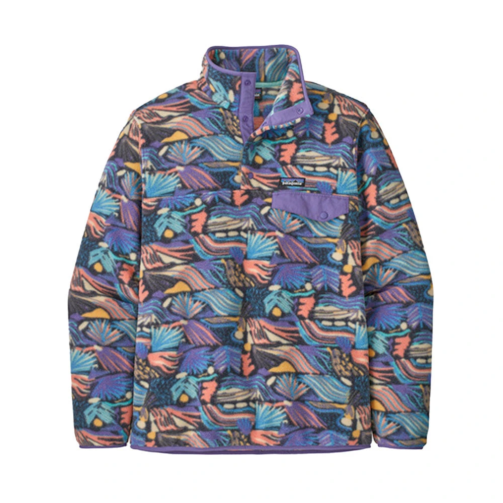 Patagonia LW Synchilla Snap-T Pullover Herre (Joy: Pitch Blue) 4 Patagonia LW Synchilla Snap-T Pullover Herre (Joy: Pitch Blue) - Bilde 2