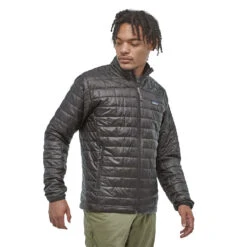 Patagonia Nano Puff Jacket (Herre) -Osprey || Icebreaker || Patagonia Butikk Patagonia Nano Puff Syntetisk Dunjakke Herre Black modell front