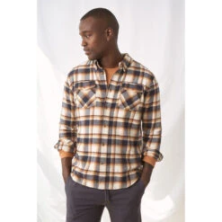 United By Blue Responsible Flanellskjorte - Egret (Herre)