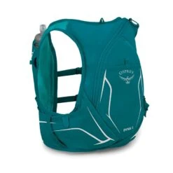 Osprey Dyna 6 Løpevest Dame -Osprey || Icebreaker || Patagonia Butikk dyna6wflasks s22 sideback verdigrisgreen 3